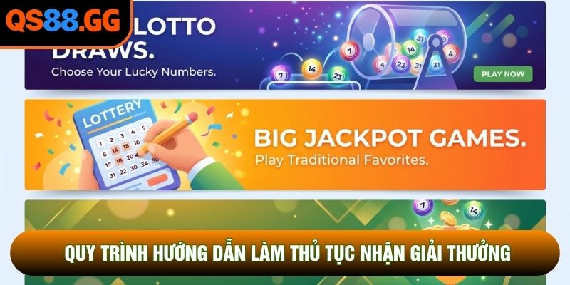 Quy trình hướng dẫn làm thủ tục nhận giải thưởng